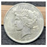 1922-D Peace Dollar XF