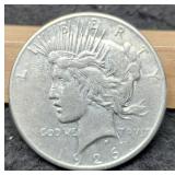 1926-S Peace Dollar AU