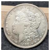 1890-O Morgan Dollar AU