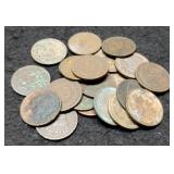 (21) Poor Condition Indian Head Cents