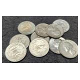 (10) Silver W. Quarters