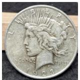 1923 Peace Dollar XF
