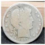 1902-O Barber Half Dollar