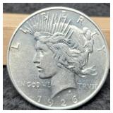 1926-D Peace Dollar BU