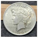 1922 Peace Dollar XF