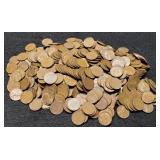 (5) Hundred Wheat Cents Sold By The Hundred