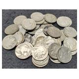 (40) No Date Buffalo Nickels