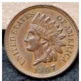 1907 Indian Head Cent XF