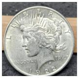 1922 Peace Dollar AU