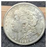 1921 Morgan Dollar XF