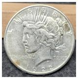 1922-S Peace Dollar XF
