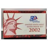 2002 10 Coin Silver Proof Set