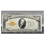 1928 $10 Gold Certificate XF+