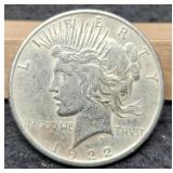 1922-S Peace Dollar XF