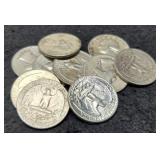 (10) Silver W. Quarters