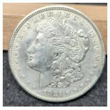 1921-D Morgan Dollar XF