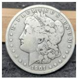 1901-O Morgan Dollar VF