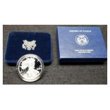 2011 Proof Silver Eagle w/ Case & COA