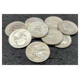 (10) Silver W. Quarters