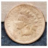 1874 Indian Head Cent AG