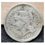 1865 Three Cent