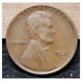 1924-D L. Cent XF