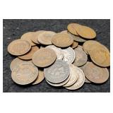 (30) Indian Head Cents Back To 1887