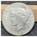 1922-S Peace Dollar F
