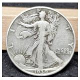 1939-D W. Liberty Half Dollar