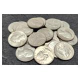 (20) 1976 Bicentennial W. Quarters