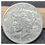 1922-S Peace Dollar F