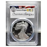 2021-W T2 Slab Proof Silver Eagle PCGS PR69 DCAM