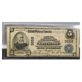 1902 $5 Large Size National Currency Note