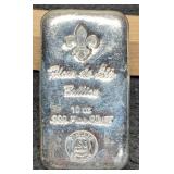 Ten Troy Ounce Silver Bar By ISO Mint