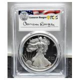 2021-W T1 Slab Proof Silver Eagle PCGS PR69 DCAM