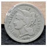 1870 Three Cent