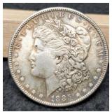 1885 Morgan Dollar AU