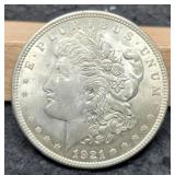 1921 Morgan Dollar AU