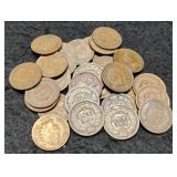 (30) Indian Head Cents Back To 1900