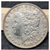 1887 Morgan Dollar AU