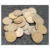 (30) Indian Head Cents Back To 1890