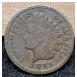 1886 V2 Indian Head Cent