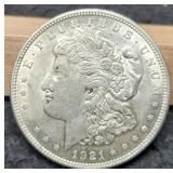 1921 Morgan Dollar BU