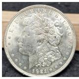 1921 Morgan Dollar Unc.