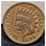 1893 Indian Head Cent XF