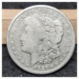 1921-S Morgan Dollar VF
