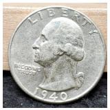 1940 W. Quarter Choice AU+