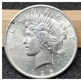 1925 Peace Dollar AU