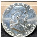 1961 Proof F. Half Dollar
