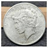 1923-S Peace Dollar XF